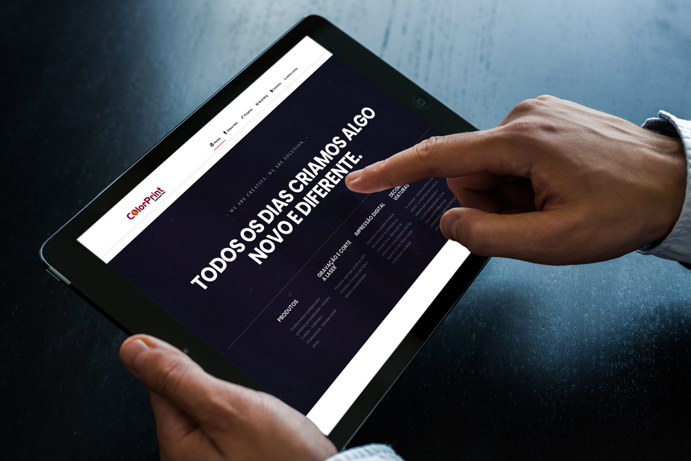 Colorprint Comunicação Visual Portugal - Website