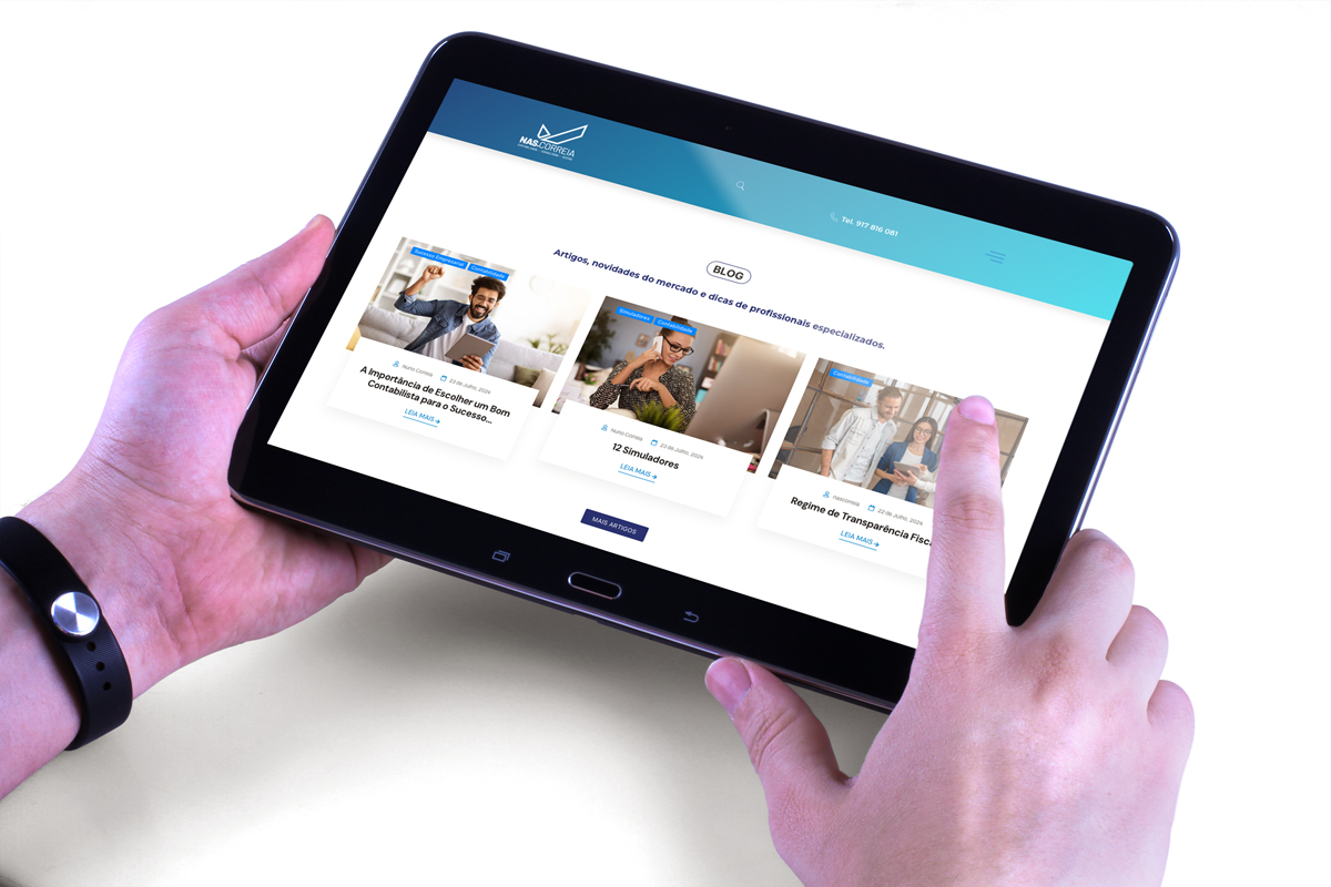 NASCORREIA CONTABILIDADE PORTUGAL - WEBSITE CREATE - ACCOUNTING MARKETING